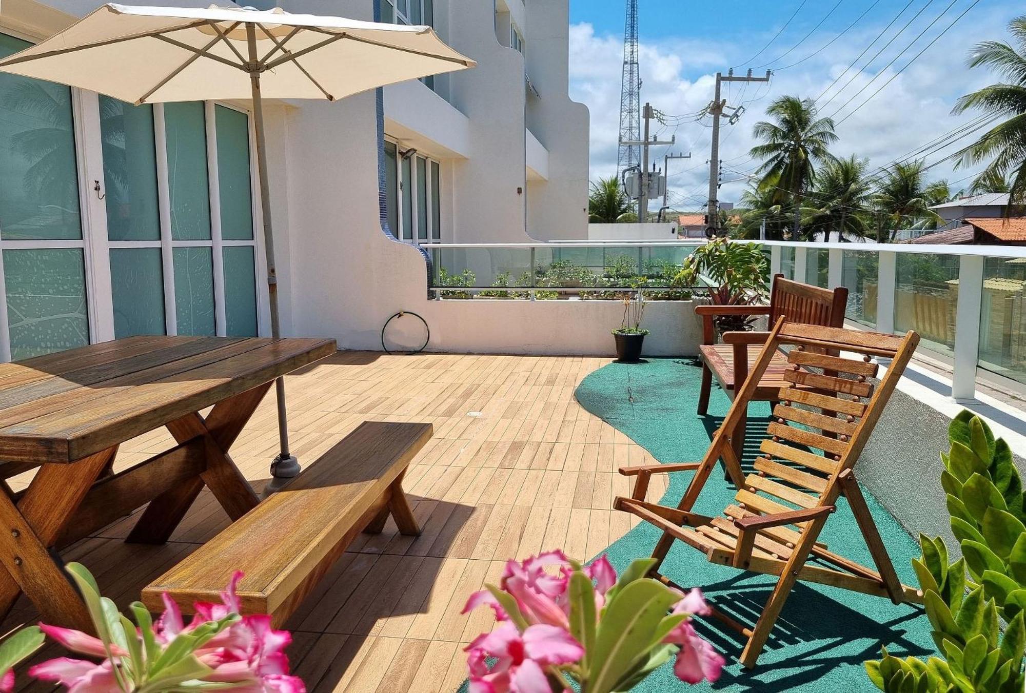 Apartamento Garden - Pet Friendly Barra de São Miguel Exterior foto